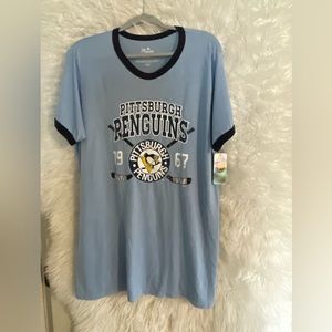Majestic Threads NWT Men’s Pittsburgh Penguins Short Sleeve T-shirt-Size 2XL